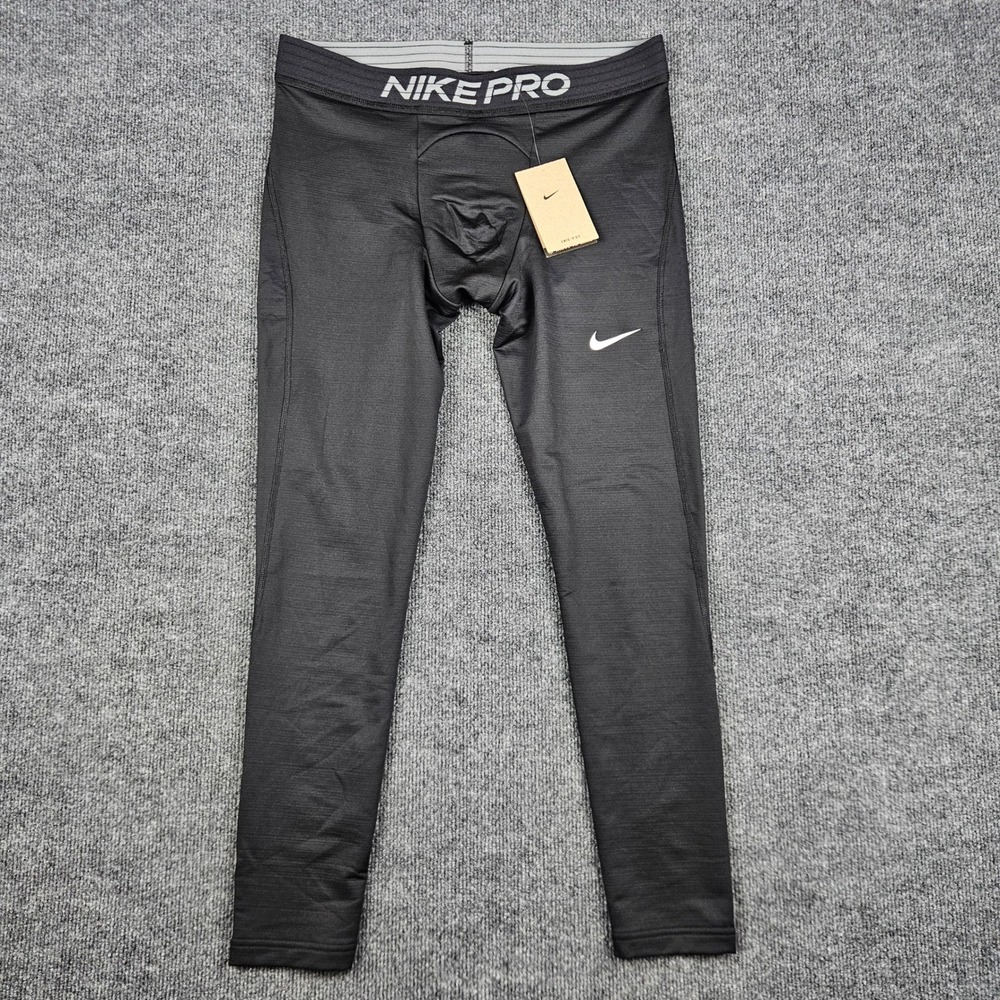 Nike Pro Training Tights Men's XL Dri-FIT Black Stretch NEW Fitness DH4802-010
